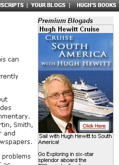 hugh hewitt south america cruise
